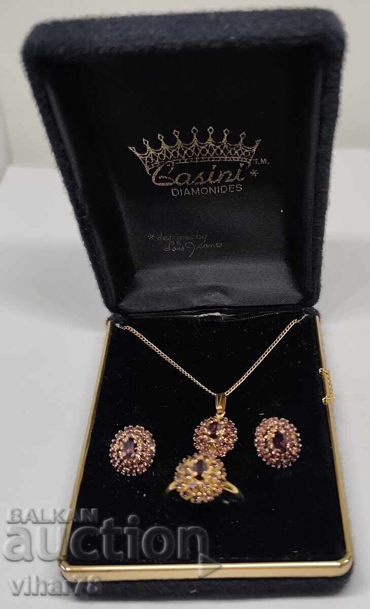 Set inel-pandantiv și cercei cu preț € 71.99 | 140.80 BGN Set inel-pandantiv și cercei cu preț € 71.99 | 140.80 BGN