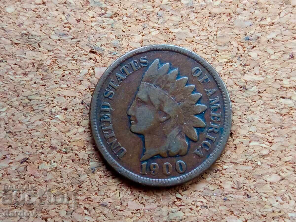 SUA 1 cent, 1900 cu preț 4.80 BGN | € 2.45 SUA 1 cent, 1900 cu preț 4.80 BGN | € 2.45
