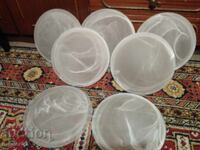 Плафони стъкло. 7 броя