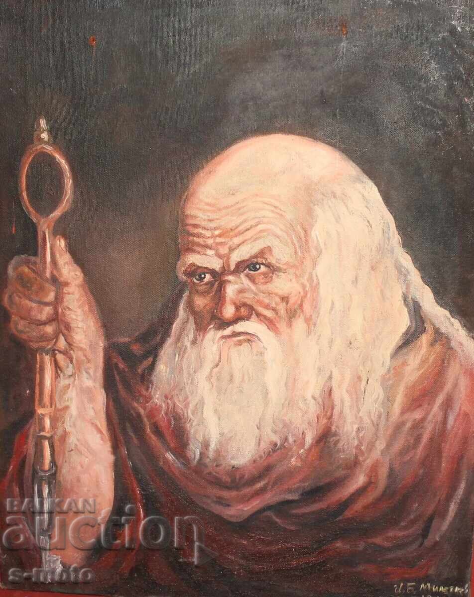 Tablou ulei portret 1991 cu preț 450.00 BGN | € 230.08 Tablou ulei portret 1991 cu preț 450.00 BGN | € 230.08