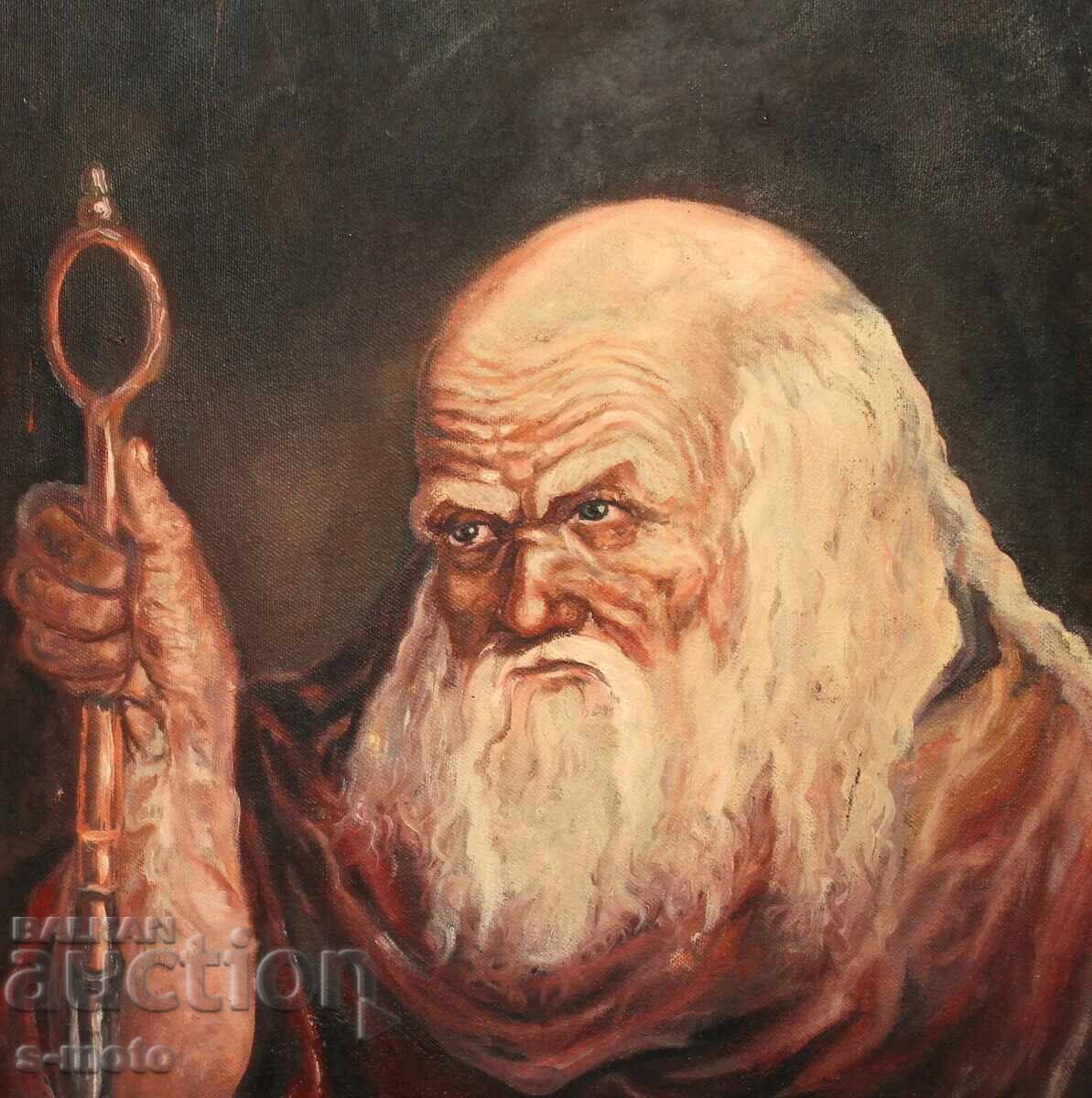 Tablou ulei portret 1991 - 7 Tablou ulei portret 1991 - 7