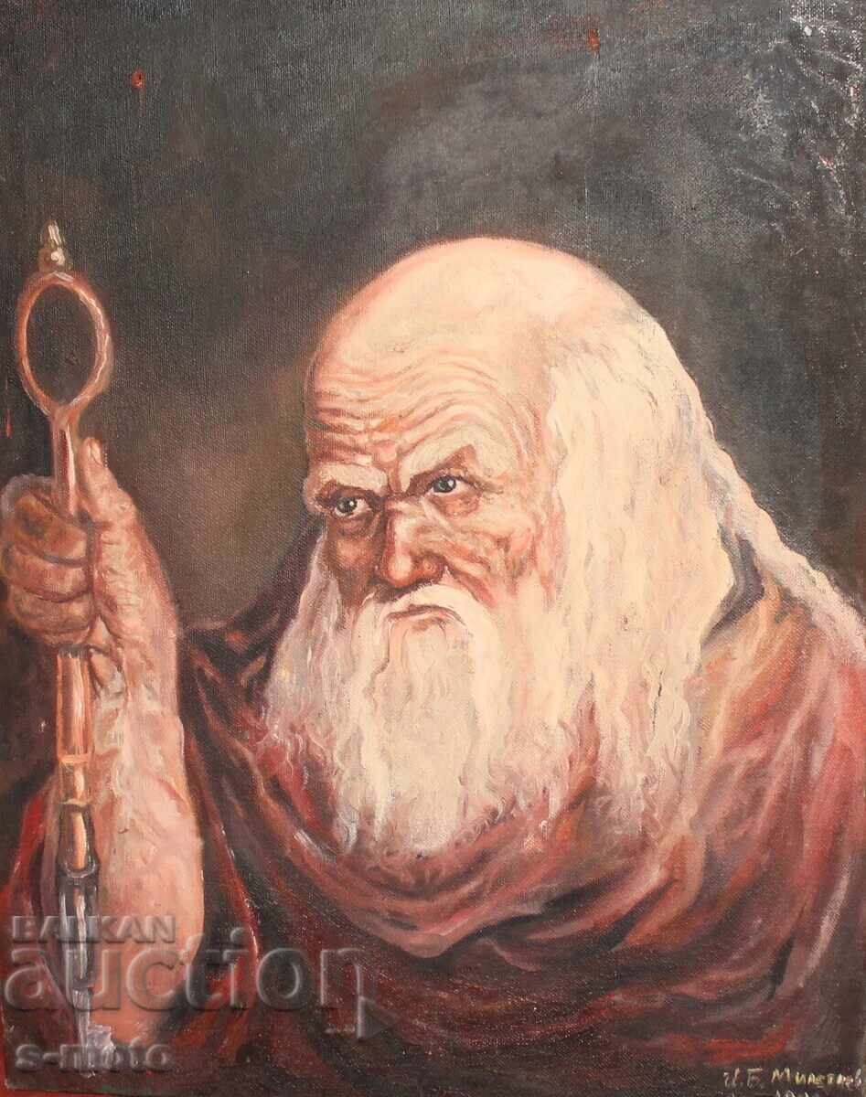 Tablou ulei portret 1991 Tablou ulei portret 1991