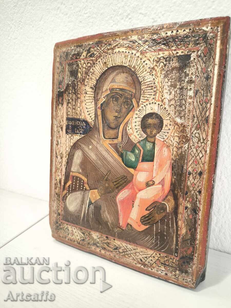 Δημοπρασία Εικόνα «Παναγία Παμμακάριστος (Πανευλογημένη)» – χειροποίητη ζωγραφική