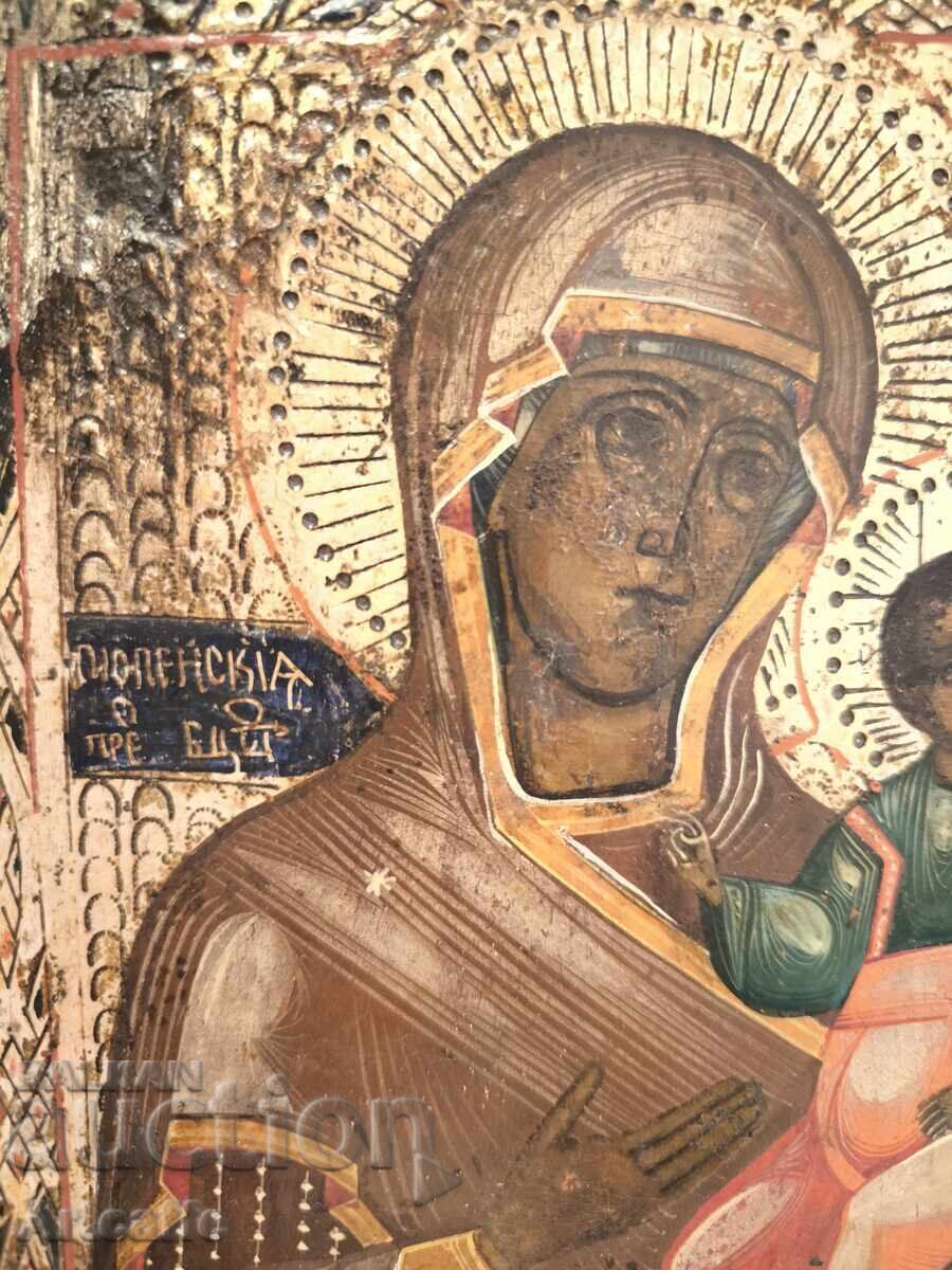 Εικόνα «Παναγία Παμμακάριστος (Πανευλογημένη)» – χειροποίητη ζωγραφική - 6