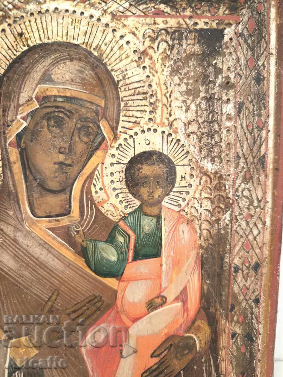 Εικόνα «Παναγία Παμμακάριστος (Πανευλογημένη)» – χειροποίητη ζωγραφική - 7