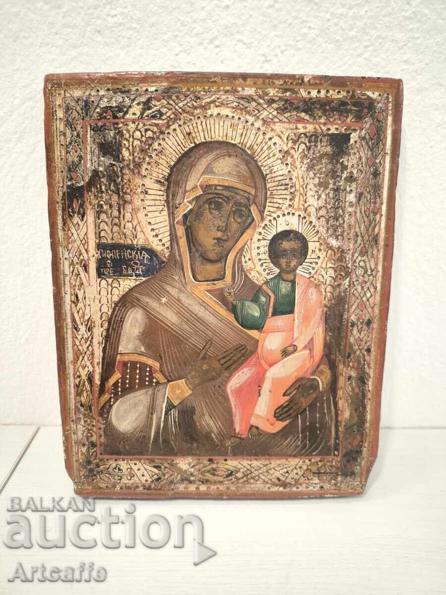 Εικόνα «Παναγία Παμμακάριστος (Πανευλογημένη)» – χειροποίητη ζωγραφική