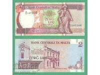 (¯`'•.¸   МАЛТА  2 лири 1967 (1994)  aUNC   ¸.•'´¯)