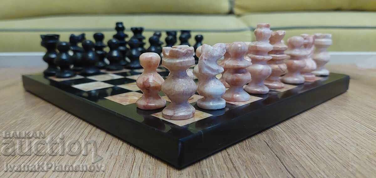 Șah din onix sculptat manual pentru cunoscători - 6 Șah din onix sculptat manual pentru cunoscători - 6