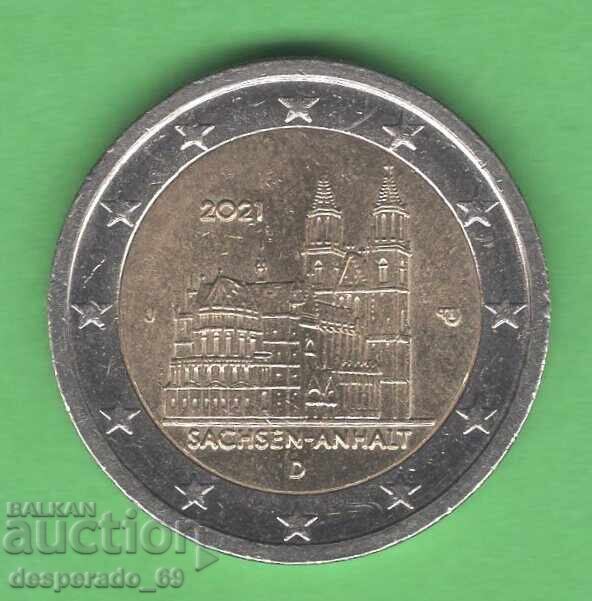 (¯`'•.¸ 2 euro 2021 D GERMANIA ¸.•'´¯)
