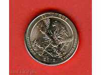 ΗΠΑ Η.Π.Α. Έκδοση 25 σεντ 2012 Π ΠΟΥΕΡΤΟ ΡΙΚΟ ΝΕΟ UNC