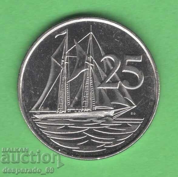 (¯`'•.¸ 25 σεντς 2008 CAYMAN ISLANDS ¸.•'´¯)