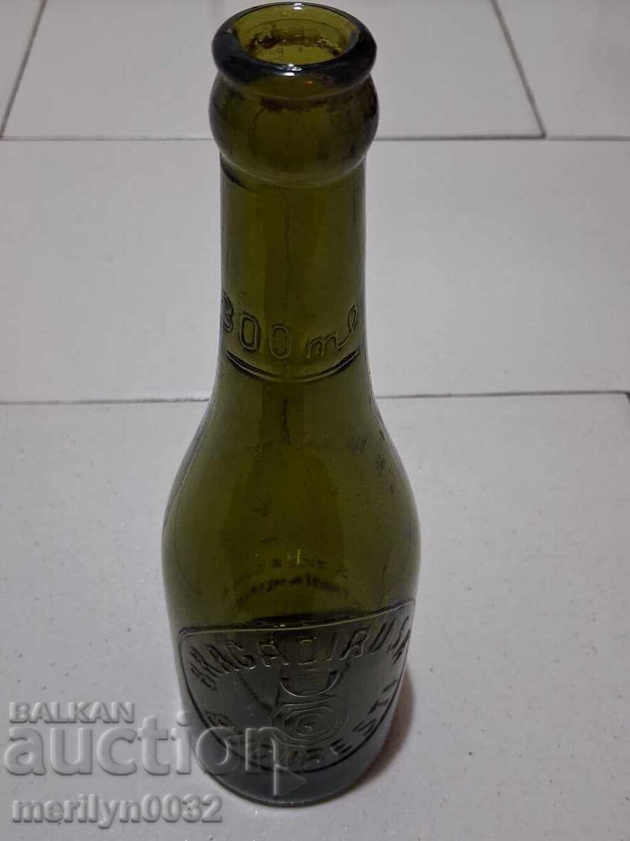 Auction  Romanian Beer Bottle BUCURESTI 3.0 ml Kingdom of Romania