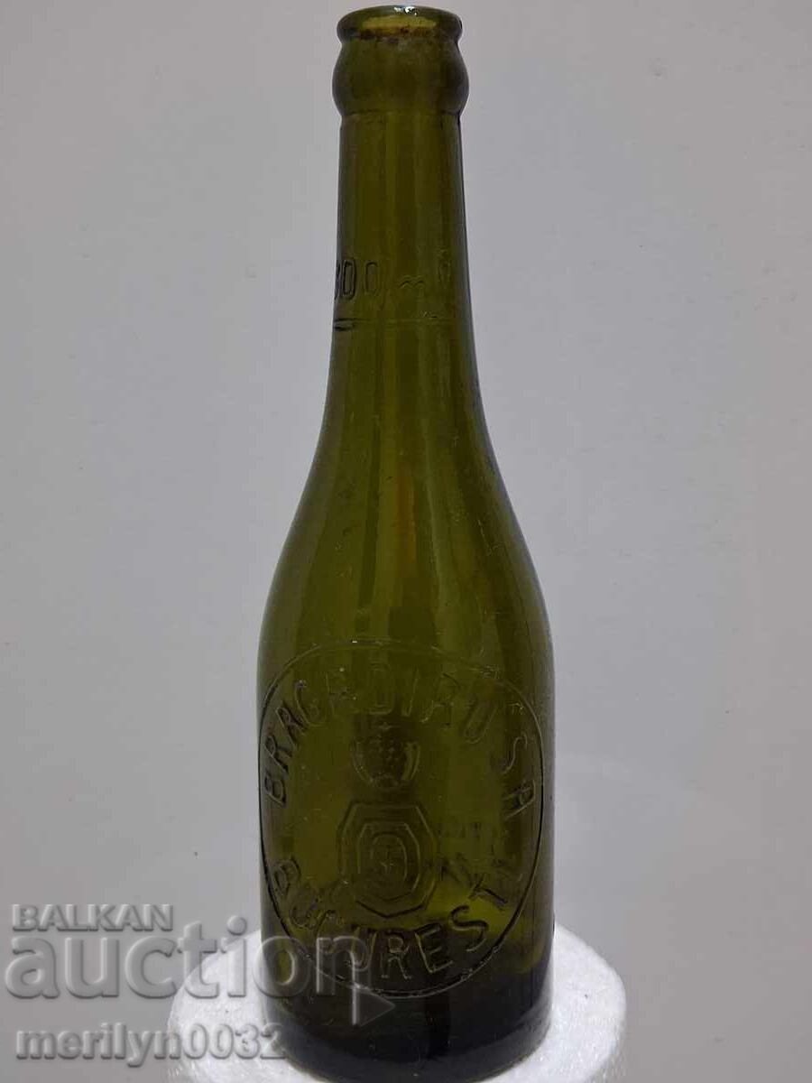 Romanian Beer Bottle BUCURESTI 3.0 ml Kingdom of Romania - 6