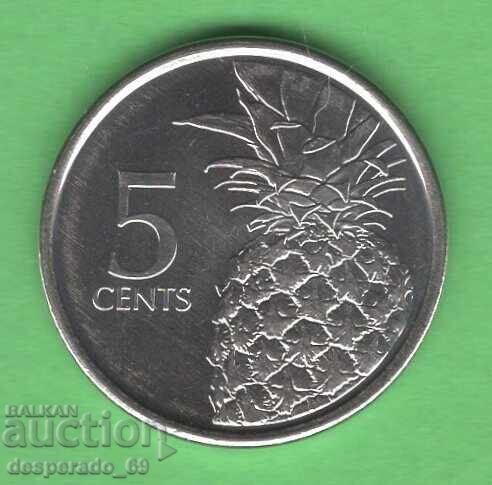 (¯`'•.¸ 5 цента 2016 БАХАМСКИ ОСТРОВИ UNC ¸.•'´¯) (¯`'•.¸ 5 цента 2016 БАХАМСКИ ОСТРОВИ UNC ¸.•'´¯)