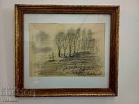 Painting by artist Vasil Ivanov 1909 - 1975