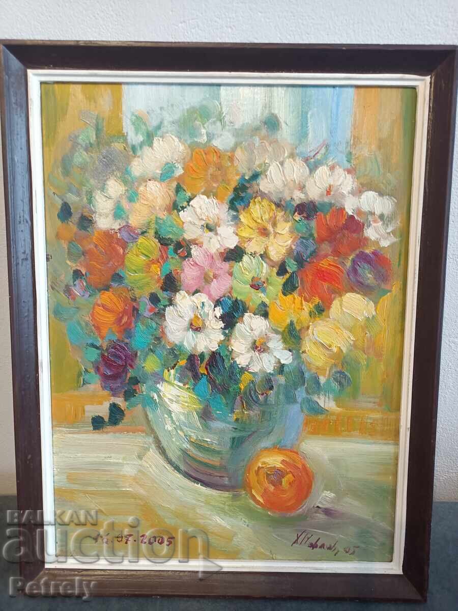 Tablou Hristo Pavlov cu preț 120.00 BGN | € 61.36 Tablou Hristo Pavlov cu preț 120.00 BGN | € 61.36