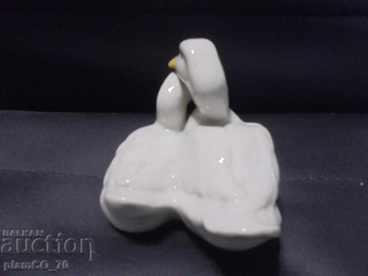 Delivery of №8402 Old collectible porcelain figure - Two ducks