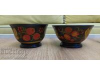 Δύο κούπες Χοχλόμα Ρωσίας για γνώστες