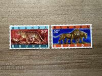 Руанда Урунди - Застрашени животни - Големи котки (1961) MNH