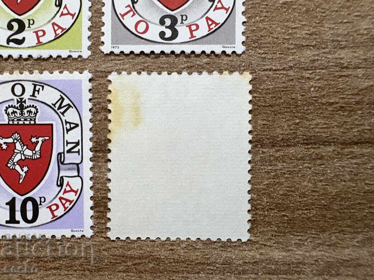 остров Ман - Герб (1975) MNH с цена 2.20 лв. | € 1.12 остров Ман - Герб (1975) MNH с цена 2.20 лв. | € 1.12