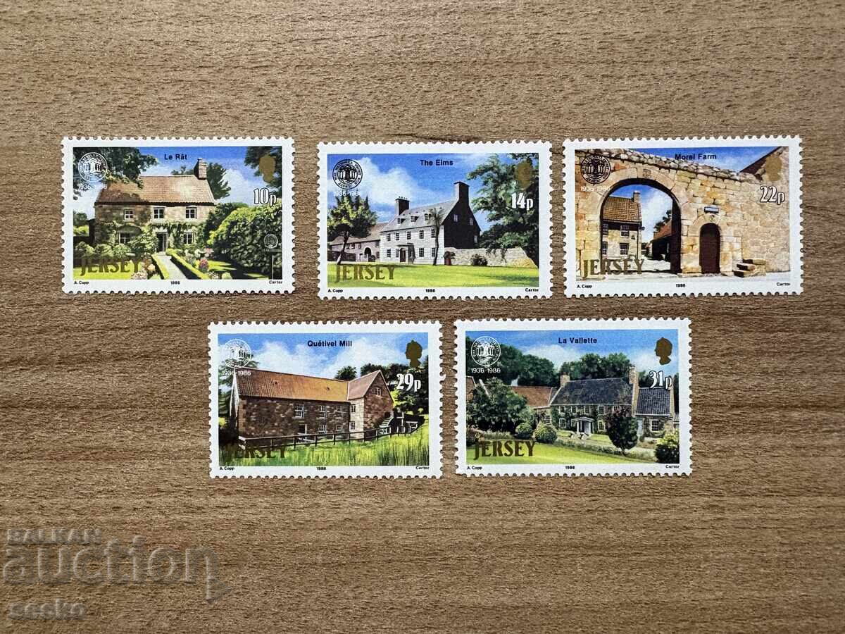 Джърси - 50 г. Национален тръст на Джърси (1986) MNH Джърси - 50 г. Национален тръст на Джърси (1986) MNH