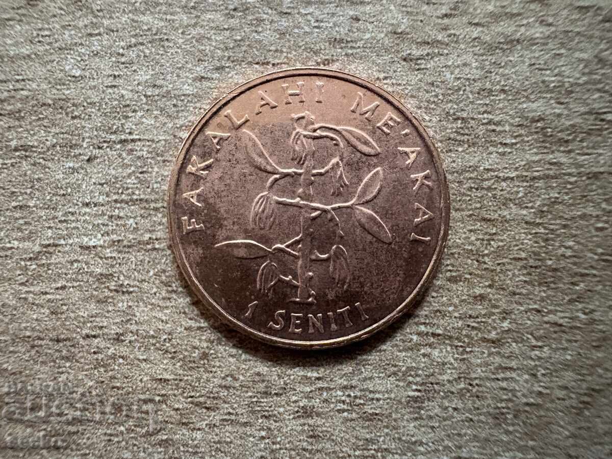 Тонга - 1 сенити (2005)