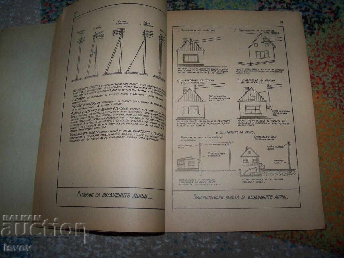 Electrician's Handbook, 1946 edition with price 20.00 BGN | € 10.23 Electrician's Handbook, 1946 edition with price 20.00 BGN | € 10.23