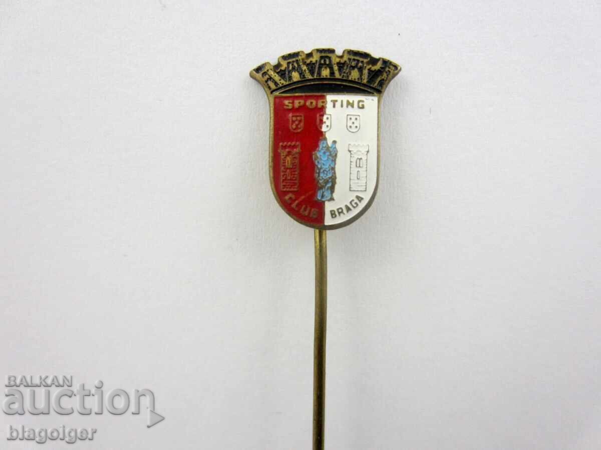 Delivery of Old Football Badge - FC Sporting Braga - Portuguese Badge Delivery of Old Football Badge - FC Sporting Braga - Portuguese Badge