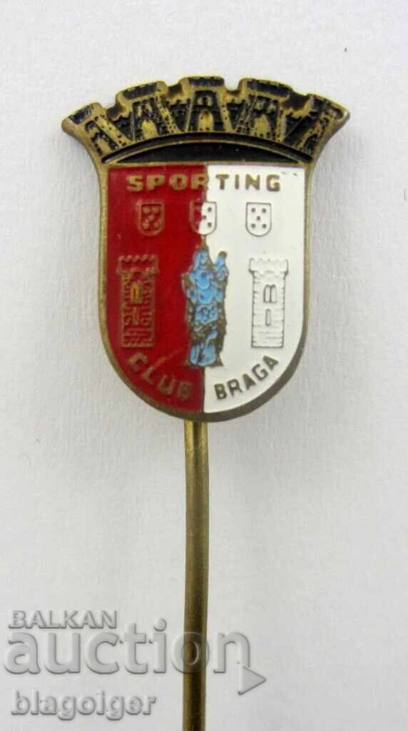 Old Football Badge - FC Sporting Braga - Portuguese Badge Old Football Badge - FC Sporting Braga - Portuguese Badge