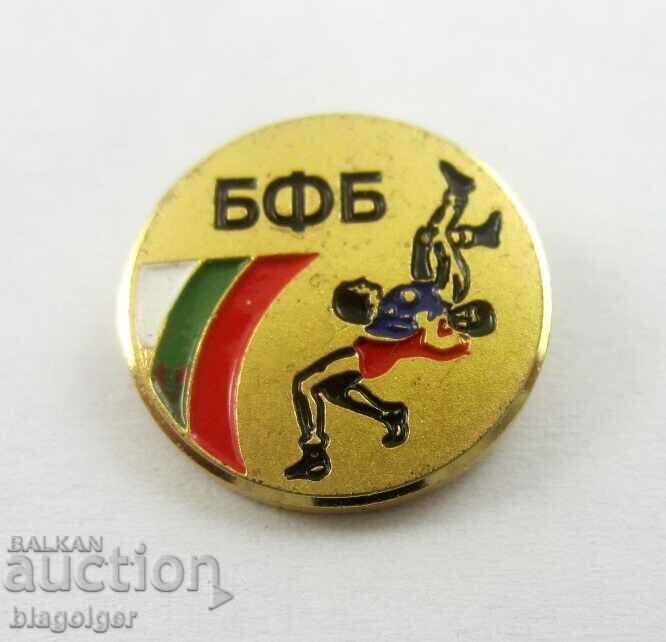 Bulgarian Wrestling Federation - Official Badge - Bertoni Bulgarian Wrestling Federation - Official Badge - Bertoni