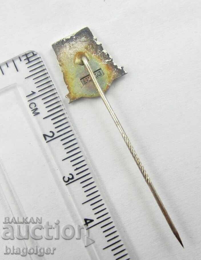 Auction Old Football Badge - Football Association Medelpad - Enamel Auction Old Football Badge - Football Association Medelpad - Enamel