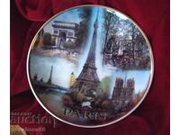 Farfurie decorativă din porțelan Paris/din colecție