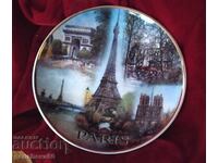 Farfurie decorativă din porțelan Paris/din colecție