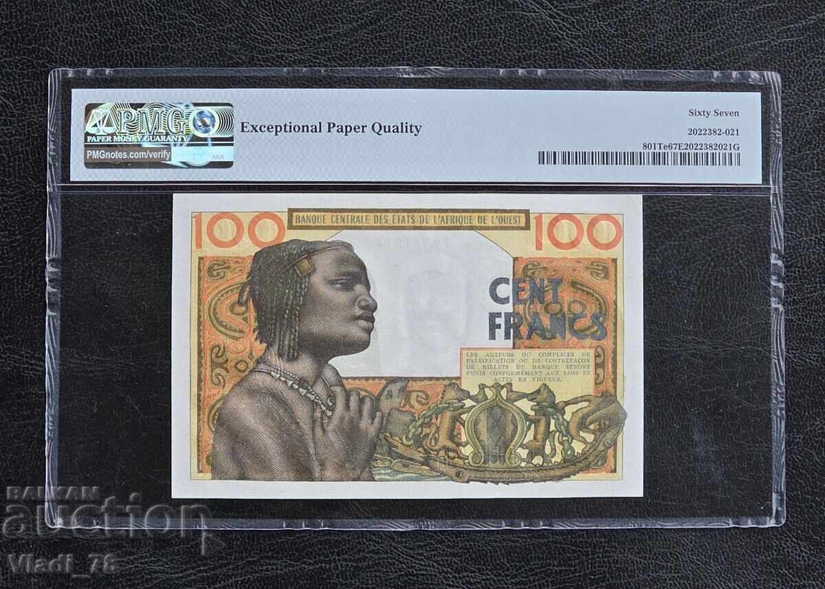 100 Франка Западни Африкански Щати / Того 1965 с цена 282.00 лв. | € 144.18 100 Франка Западни Африкански Щати / Того 1965 с цена 282.00 лв. | € 144.18