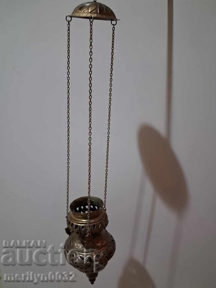 Auction Revival silver home icon lamp silver cross Auction Revival silver home icon lamp silver cross