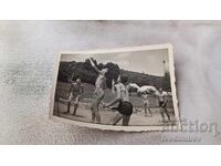 Photograph of Kalofer, Young People Playing Volleyball, 1961