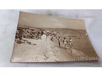 Postcard Sunny Beach On the beach 1960