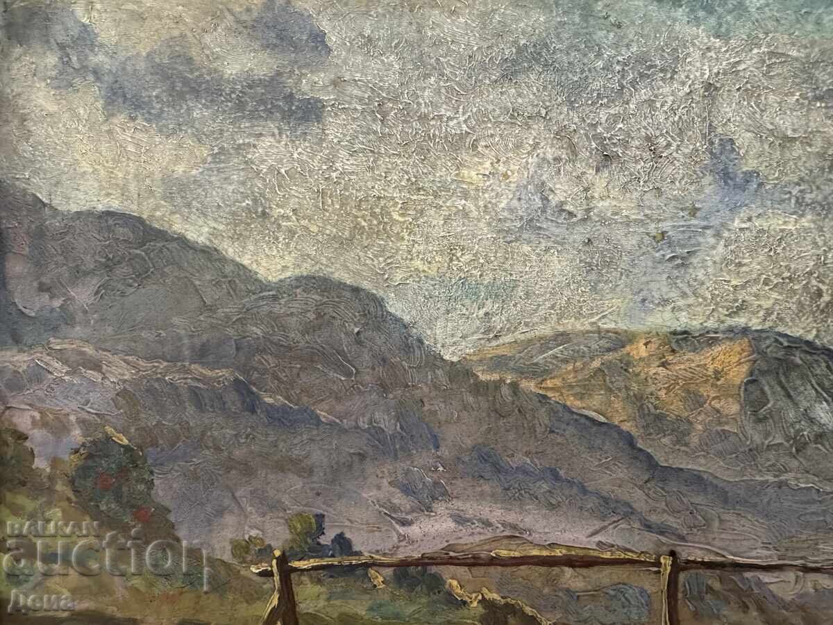 Licitație Pictură în ulei de Popov, 1942 Licitație Pictură în ulei de Popov, 1942