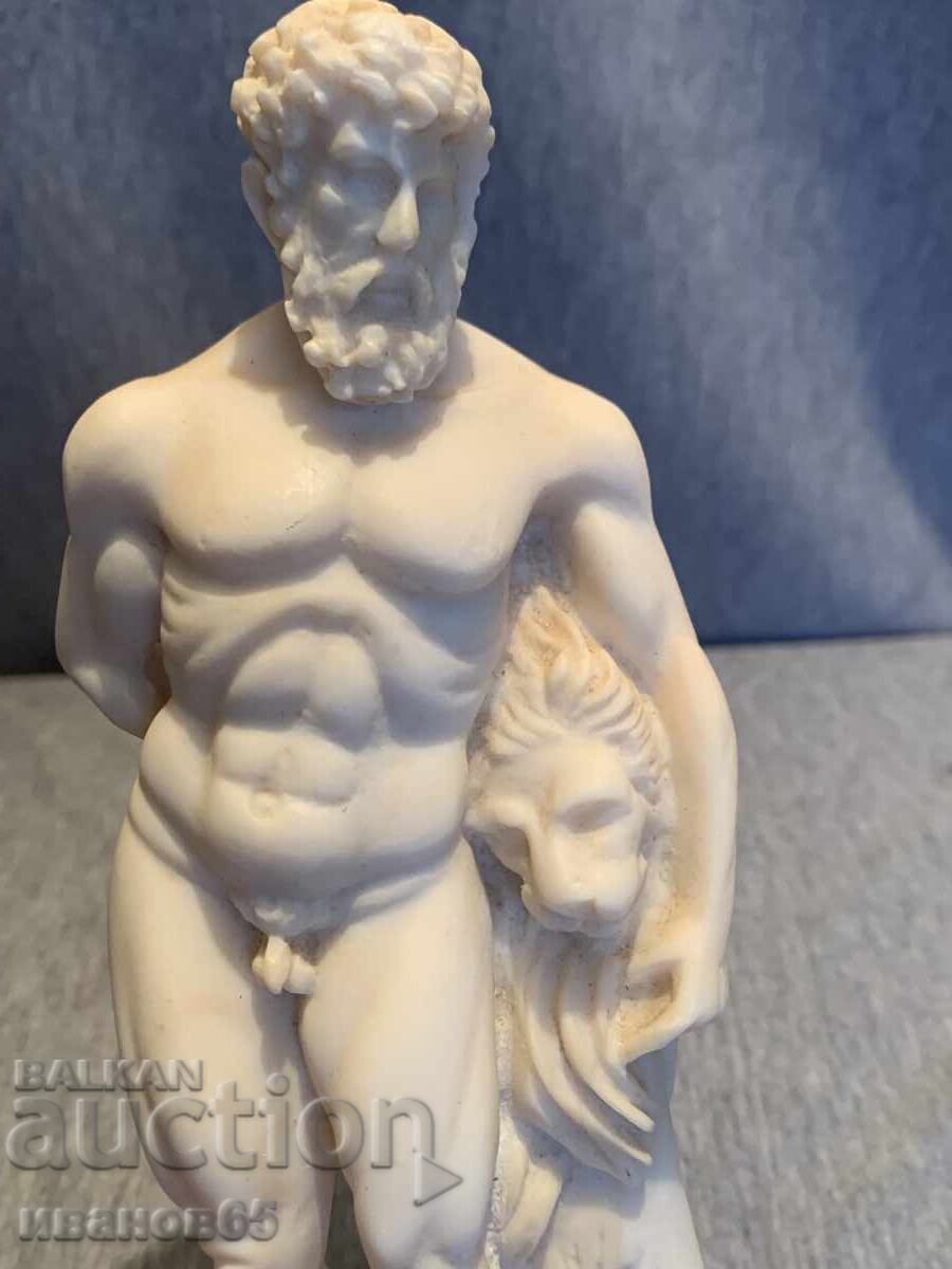 Livrarea Statuetă din alabastru Eroul grec antic Hercule și Nessus Livrarea Statuetă din alabastru Eroul grec antic Hercule și Nessus