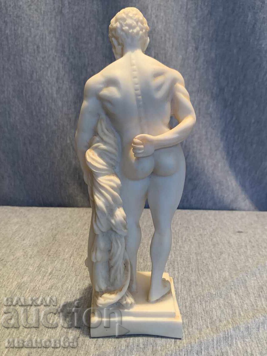 Statuetă din alabastru Eroul grec antic Hercule și Nessus - 5 Statuetă din alabastru Eroul grec antic Hercule și Nessus - 5