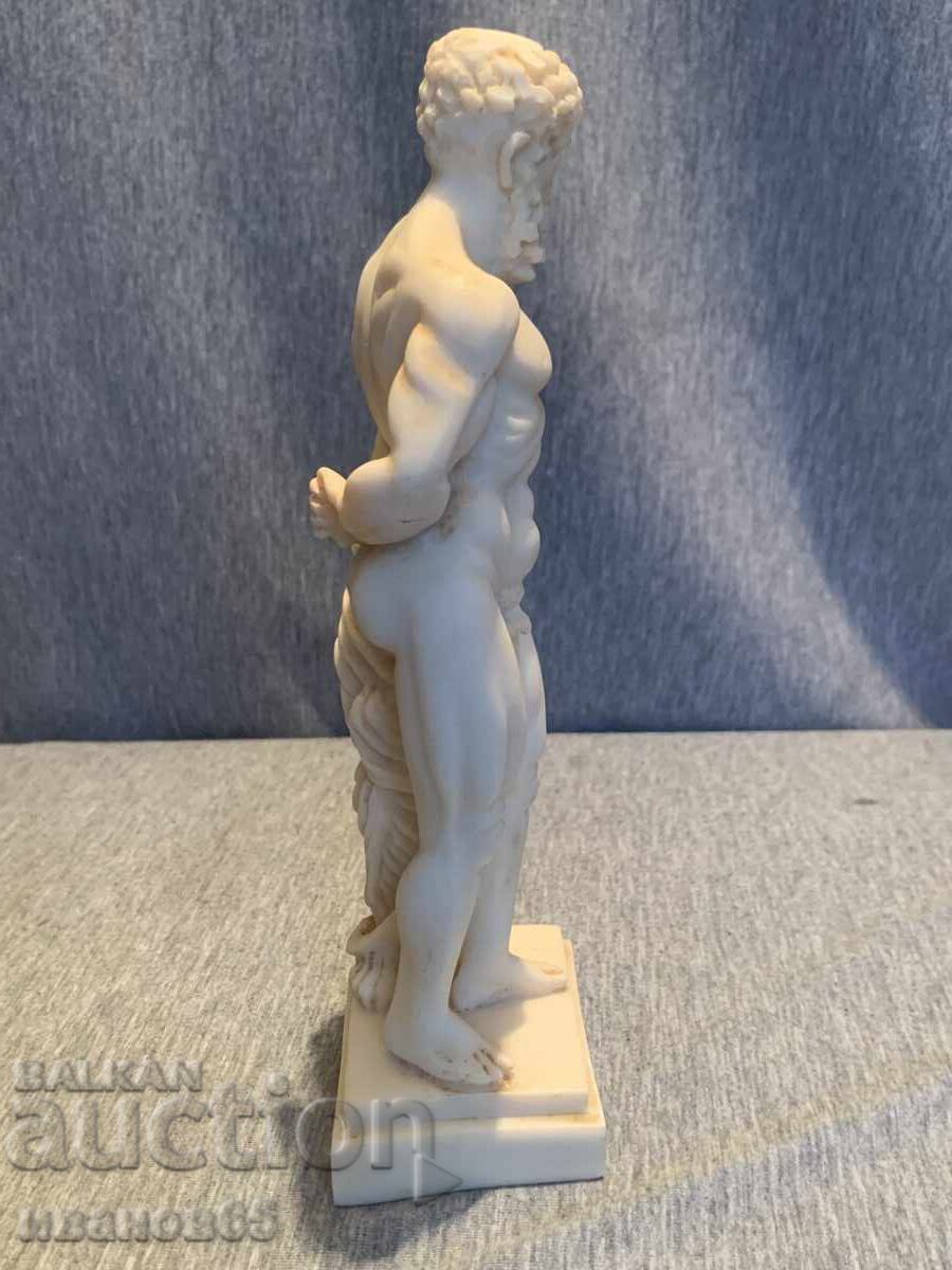 Statuetă din alabastru Eroul grec antic Hercule și Nessus - 6 Statuetă din alabastru Eroul grec antic Hercule și Nessus - 6