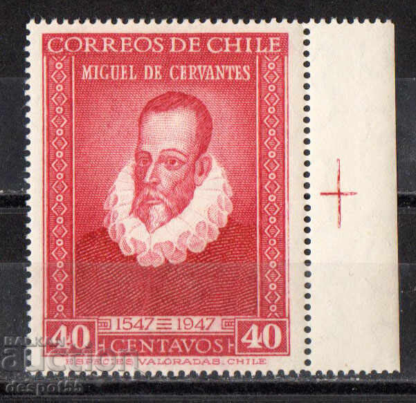 1947. Chile. 400 years from the birth of Miguel de Cervantes 1947. Chile. 400 years from the birth of Miguel de Cervantes