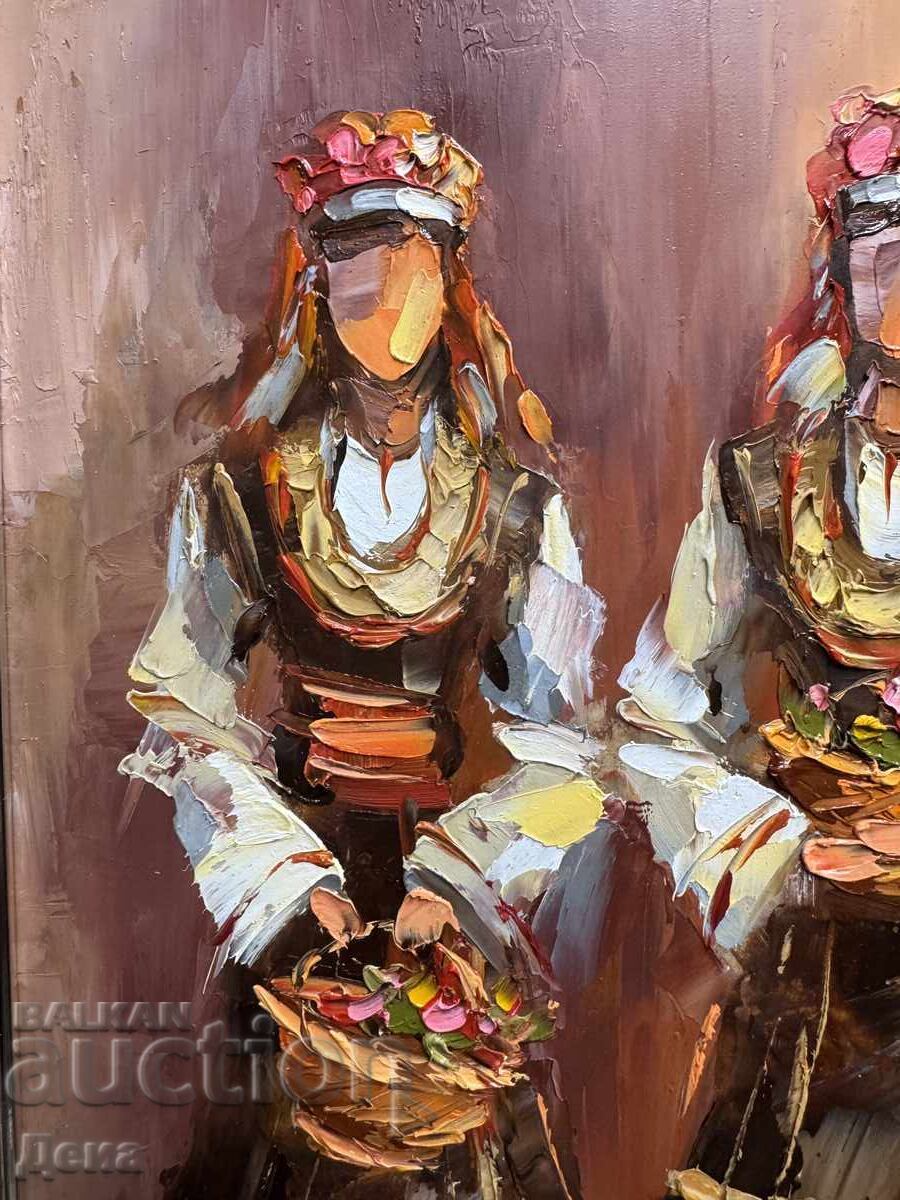 Ваня Борджър-красива маслена картина с цена 0.01 лв. | € 0.01 Ваня Борджър-красива маслена картина с цена 0.01 лв. | € 0.01