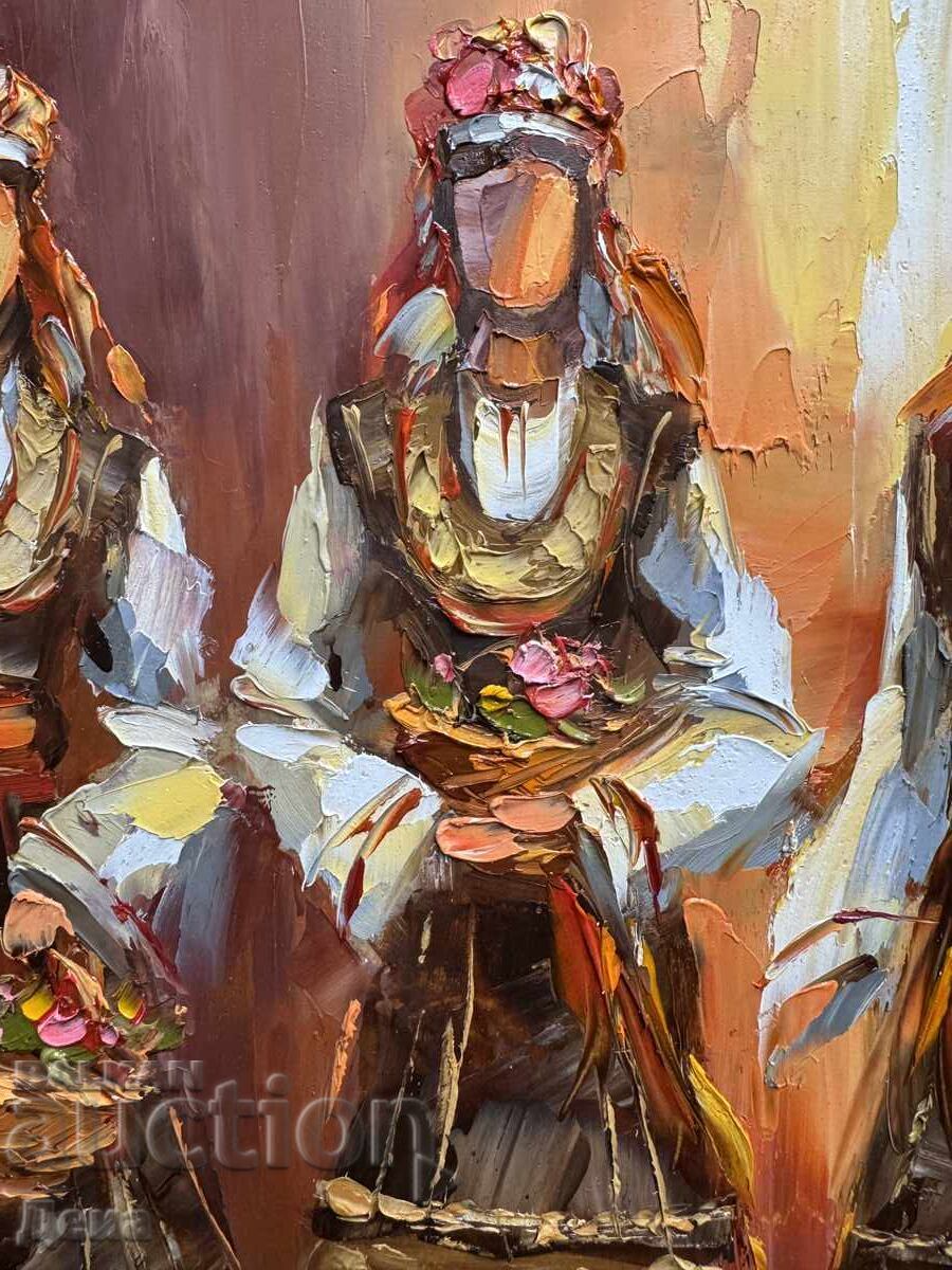 Аукцион Ваня Борджър-красива маслена картина Аукцион Ваня Борджър-красива маслена картина