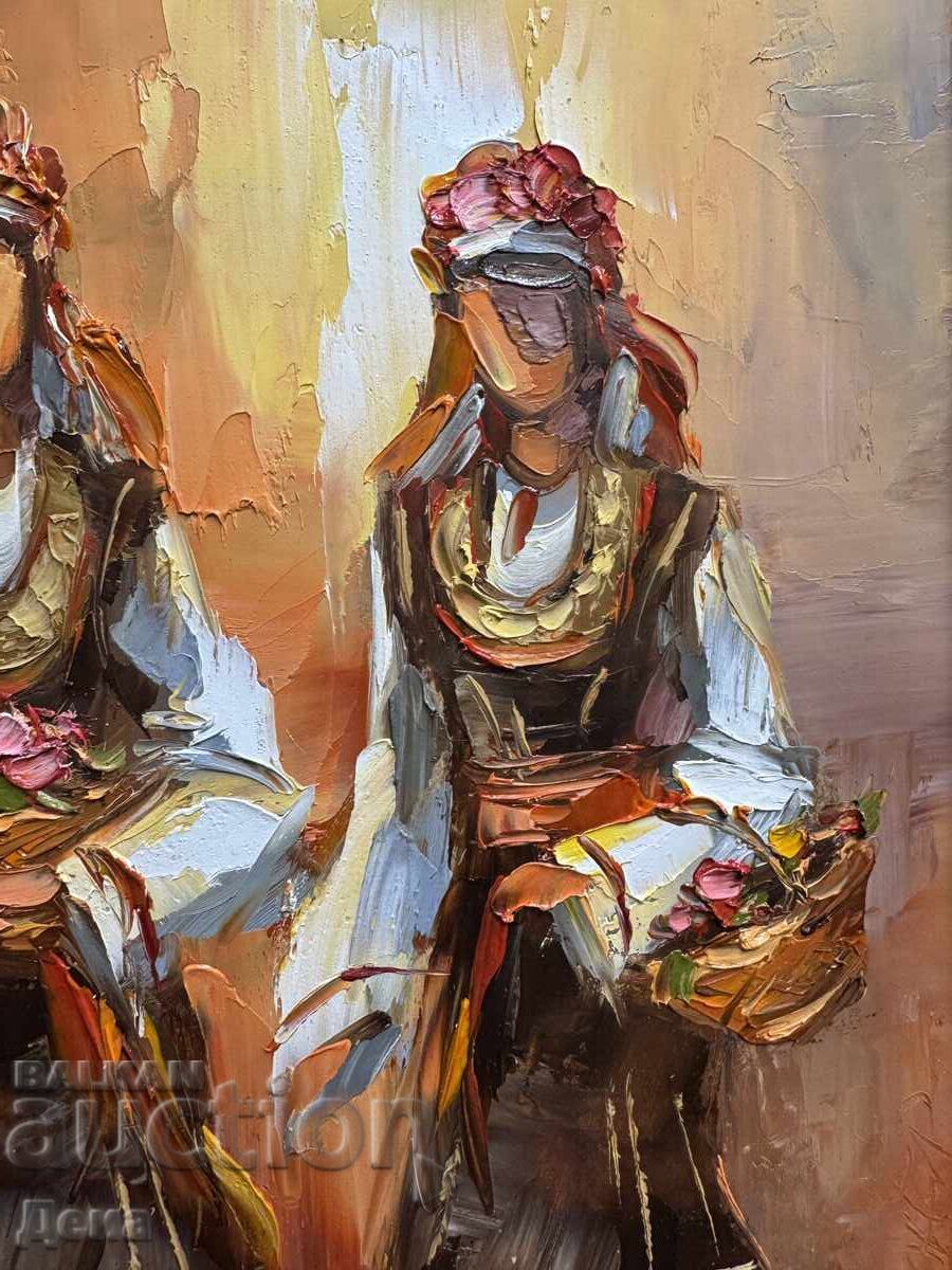 Доставка на Ваня Борджър-красива маслена картина Доставка на Ваня Борджър-красива маслена картина