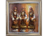 Ваня Борджър-красива маслена картина