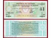 ZORBA AUCTIONS ARGENTINA 1 AUSTRAL 1991 UNC