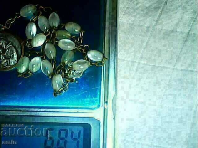 Όμορφο, παλιό, θρησκευτικό κολιέ με ασημένια χάντρα - 5 Όμορφο, παλιό, θρησκευτικό κολιέ με ασημένια χάντρα - 5