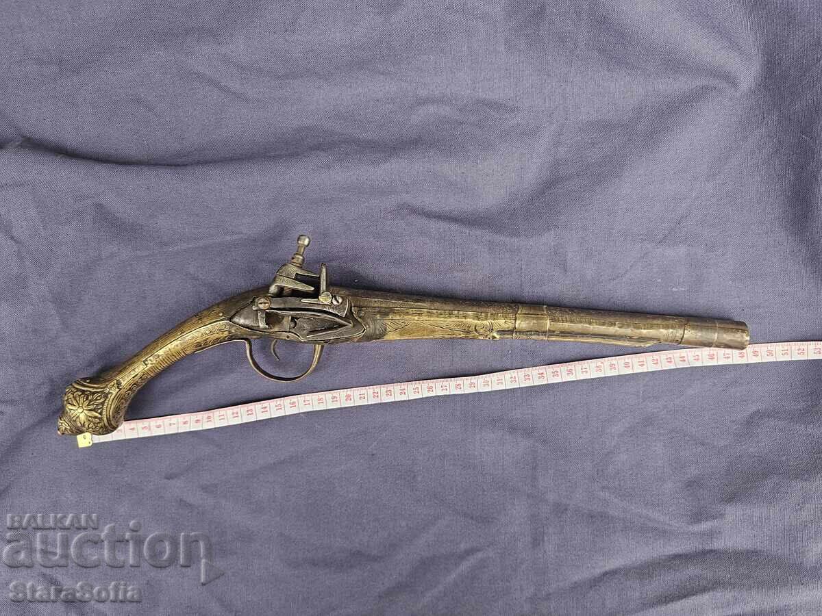 Livrarea Pistol cu cremene balcanic, secolul al XIX-lea Livrarea Pistol cu cremene balcanic, secolul al XIX-lea