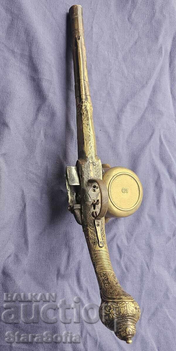 Pistol cu cremene balcanic, secolul al XIX-lea - 6 Pistol cu cremene balcanic, secolul al XIX-lea - 6